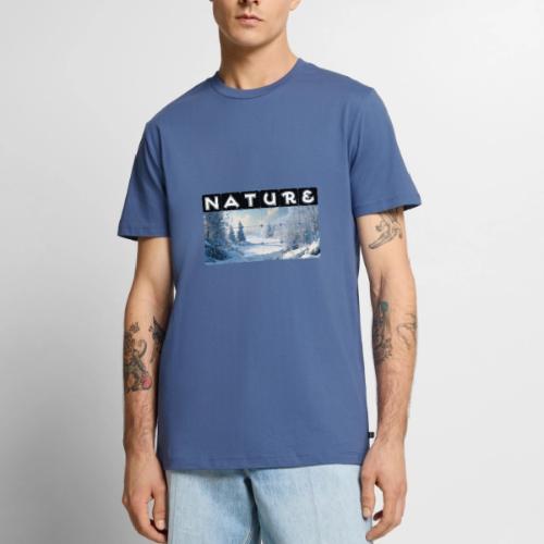 Nature: Frozen Horizon - Men's Premium T-Shirt