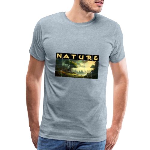 Whispers of Green Peaks - Men's Premium T-Shirt