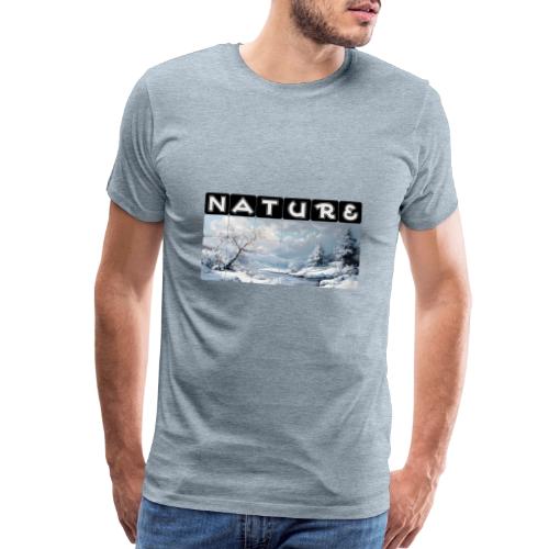Nature: Winter Embrace - Men's Premium T-Shirt