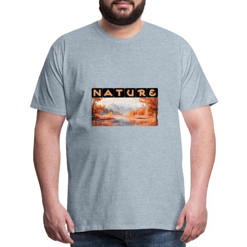 Nature: Autumn Glow - Men's Premium T-Shirt