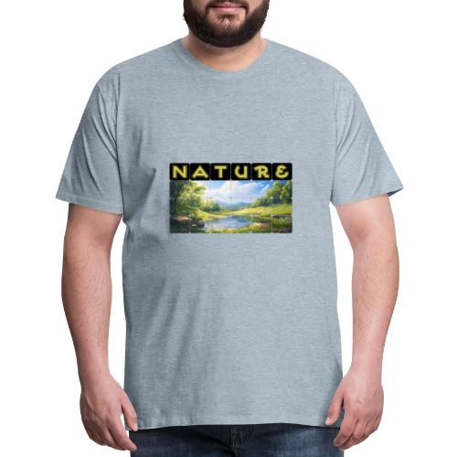 Nature: Springtime Serenity - Men's Premium T-Shirt