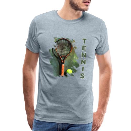 Tennis Precision Strike - Men's Premium T-Shirt