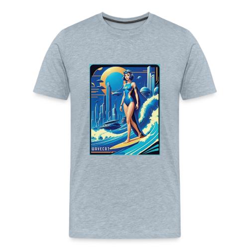 Art Deco City Surfer - Men's Premium T-Shirt