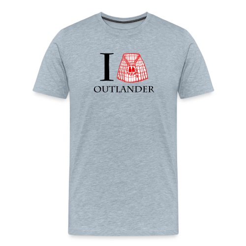 I LOVE OUTLANDER KILT - Men's Premium T-Shirt