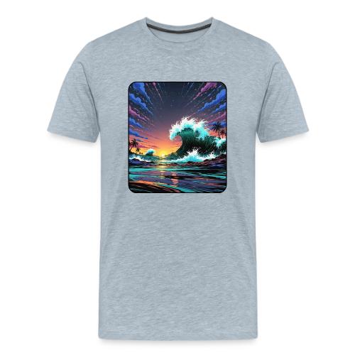 Infinite Wave Field - Men's Premium T-Shirt