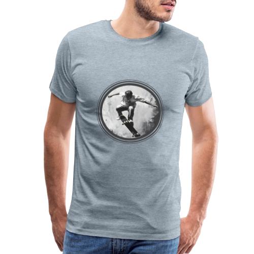 Skateboarding Vibes Only - Men's Premium T-Shirt