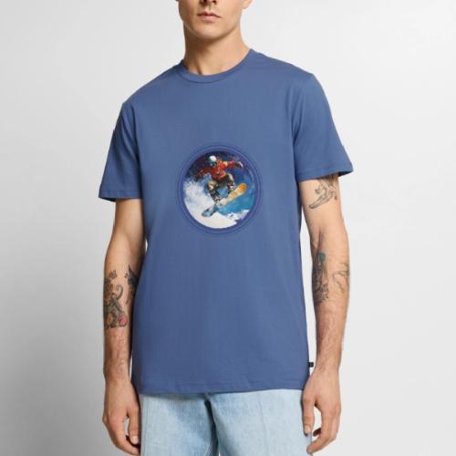 Snowboarding Rush - Men's Premium T-Shirt