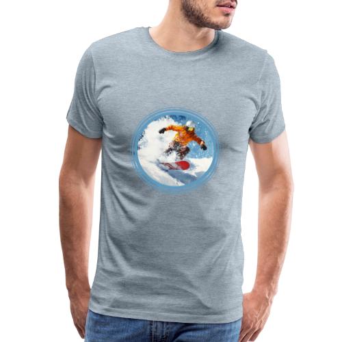 Snowboarding Edge - Men's Premium T-Shirt