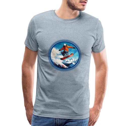 Snowboarding Vibes - Men's Premium T-Shirt