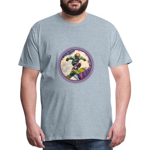 Snowboarding Soul - Men's Premium T-Shirt