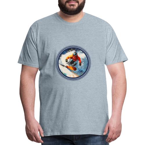 Snowboarding Rebel - Men's Premium T-Shirt