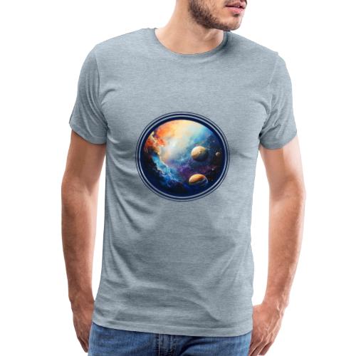 Nebula of Planets - Men's Premium T-Shirt