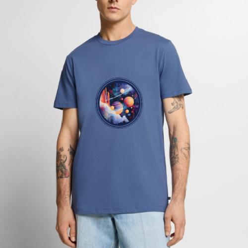 Floating Planetscape - Men's Premium T-Shirt