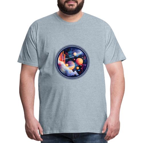 Floating Planetscape - Men's Premium T-Shirt