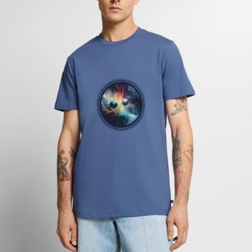 Chaotic Color Planets - Men's Premium T-Shirt