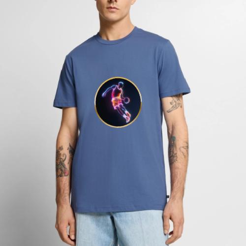 Neon Basketball Player - Men's Premium T-Shirt