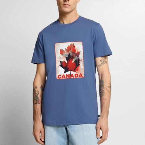 Canada Inked Leaf - Men's Premium T-Shirt