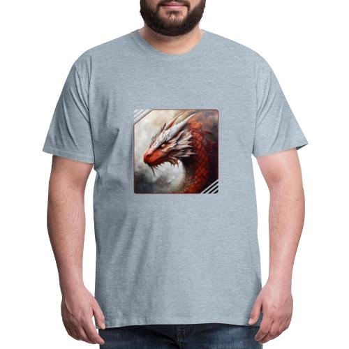 Mystic Dragon Realm - Men's Premium T-Shirt