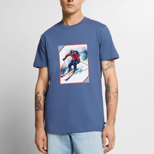 Skiing is Life - Men's Premium T-Shirt