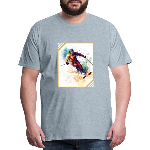 Winter Skiing Escape - Men's Premium T-Shirt