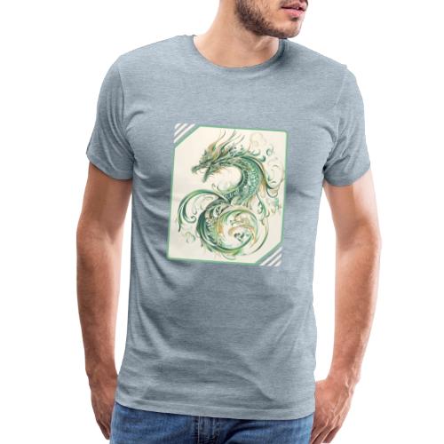 Brush of the Dragon - Men's Premium T-Shirt