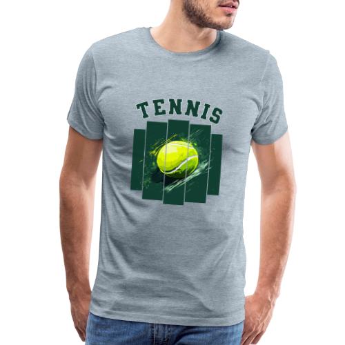 Tennis Motion - Men's Premium T-Shirt
