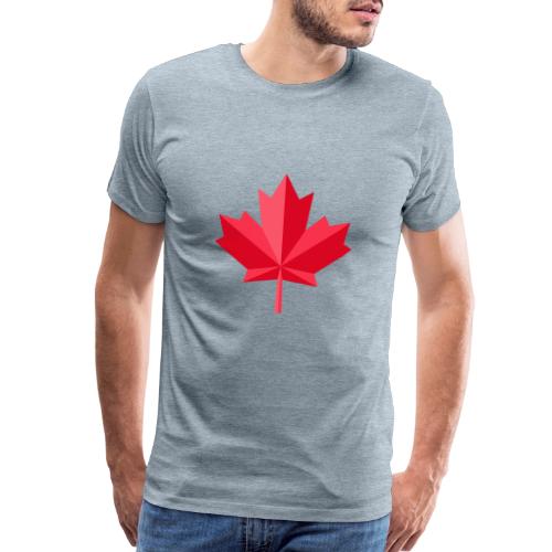 Canadian red maple leaf - Men's Premium T-Shirt