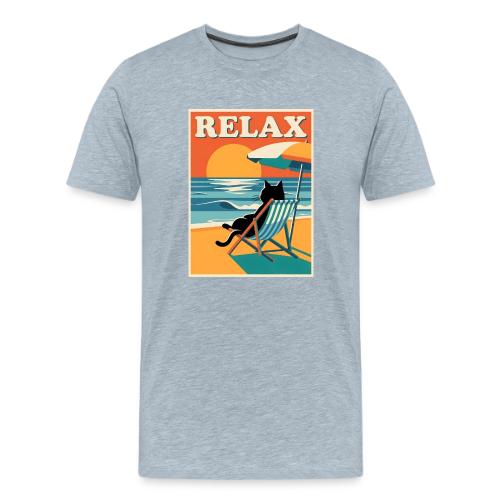 Relax At The Beach - Men's Premium T-Shirt