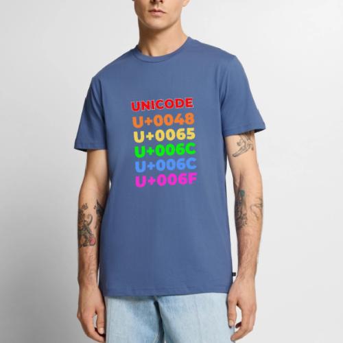 Hello, in unicode - Men's Premium T-Shirt
