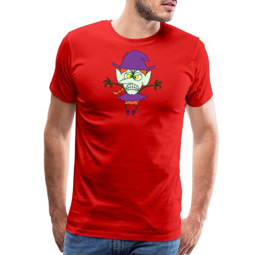 Scary Halloween Witch - Men's Premium T-Shirt
