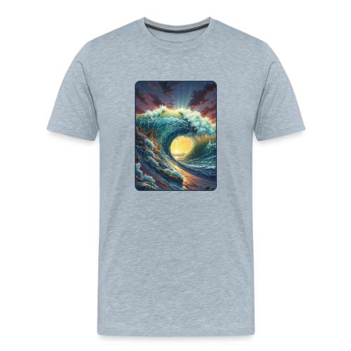 Eternal Circle Wave - Men's Premium T-Shirt