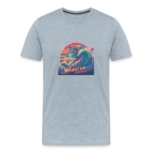 Vintage Wavecat - Men's Premium T-Shirt
