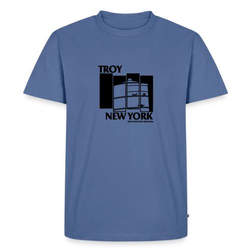 RO Troy, New York Flag Logo - Men's Premium T-Shirt