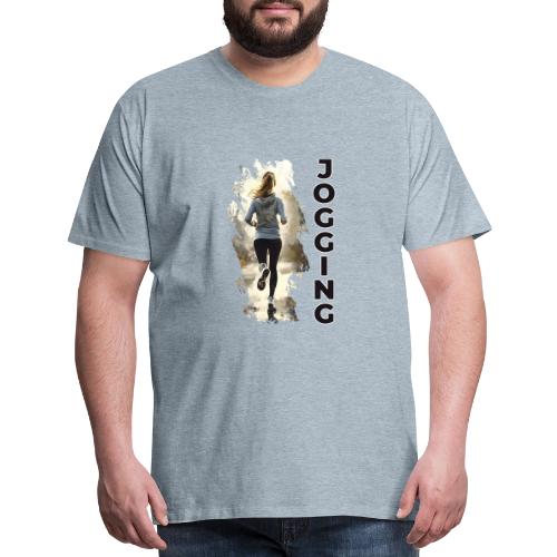 Jogging: Run into Motion - Men's Premium T-Shirt