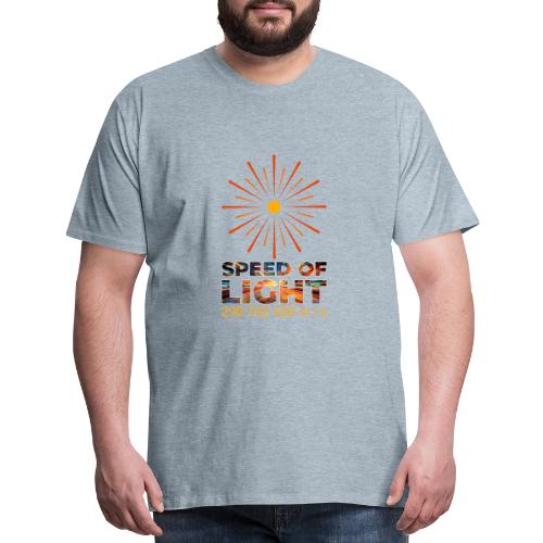Speed of light - Men's Premium T-Shirt