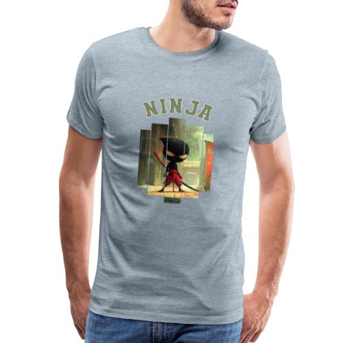 Cute Ninja Attack - Men's Premium T-Shirt