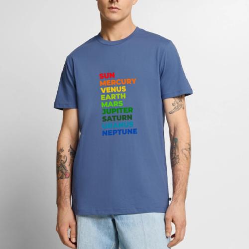 Color the solar system - Men's Premium T-Shirt