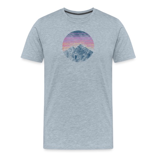 Mountain Sunset - Men's Premium T-Shirt