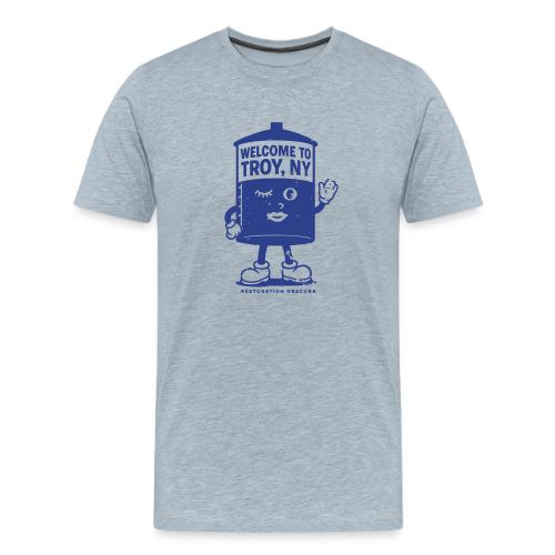 RO Welcome to Troy Winking Fuel Tank Light - Men's Premium T-Shirt