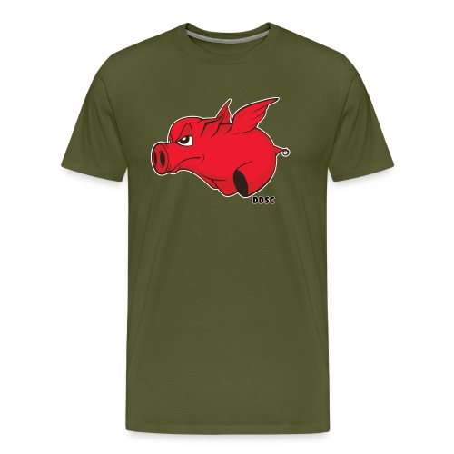 flying flying pig - Men's Premium T-Shirt