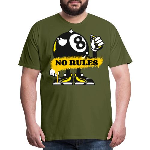 No Rules 8 Ball - Men's Premium T-Shirt