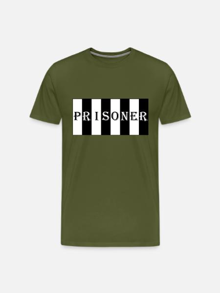 PRISONER - Men's Premium T-Shirt - olive green