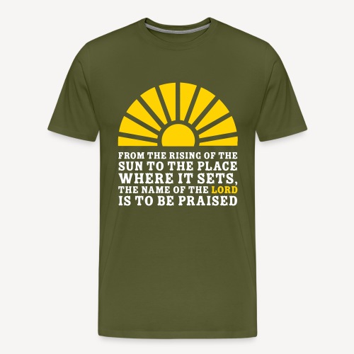 FROM THE RISING OF THE SUN - Men's Premium T-Shirt