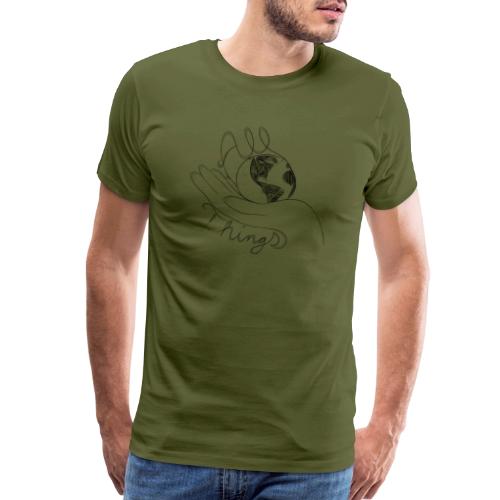In His Hands - Men's Premium T-Shirt