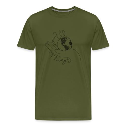 In His Hands - Men's Premium T-Shirt