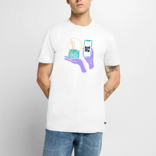 Crafty elements for yarny types - Men's Premium T-Shirt