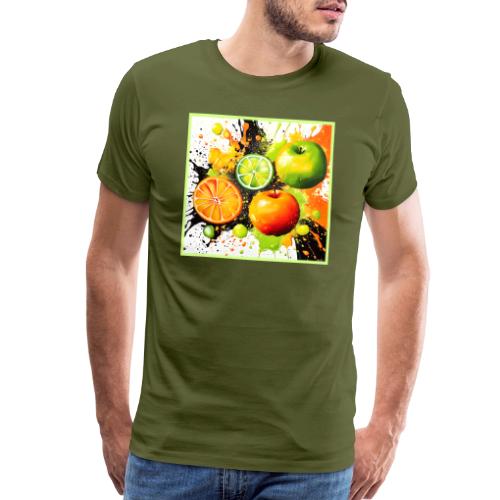 Apple and Citrus Burst - Men's Premium T-Shirt