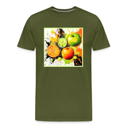 Apple and Citrus Burst - Men's Premium T-Shirt