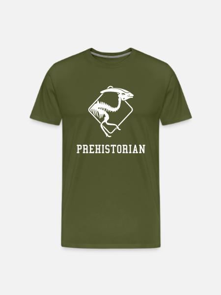 Prehistoric Prehistorian - Men's Premium T-Shirt - olive green