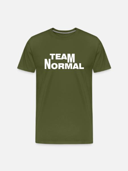 TEAM NORMAL - Men's Premium T-Shirt - olive green
